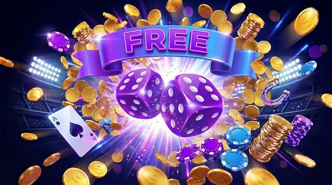 Brass Crown sportsbook free bet club dice and chips artwork